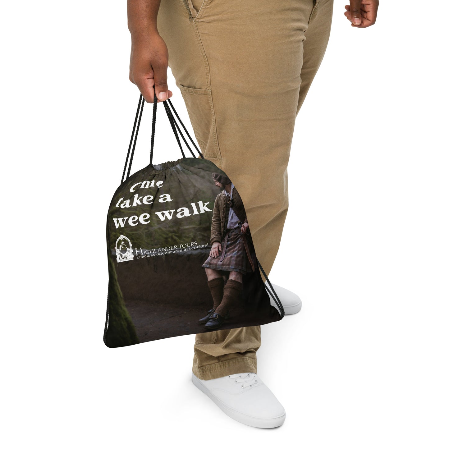 Come take a wee walk - ATH - Drawstring bag