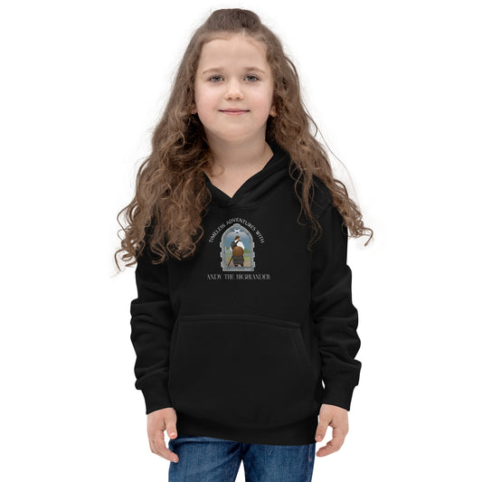 Timeless Adventures with Andy the Highlander - Kids Hoodie