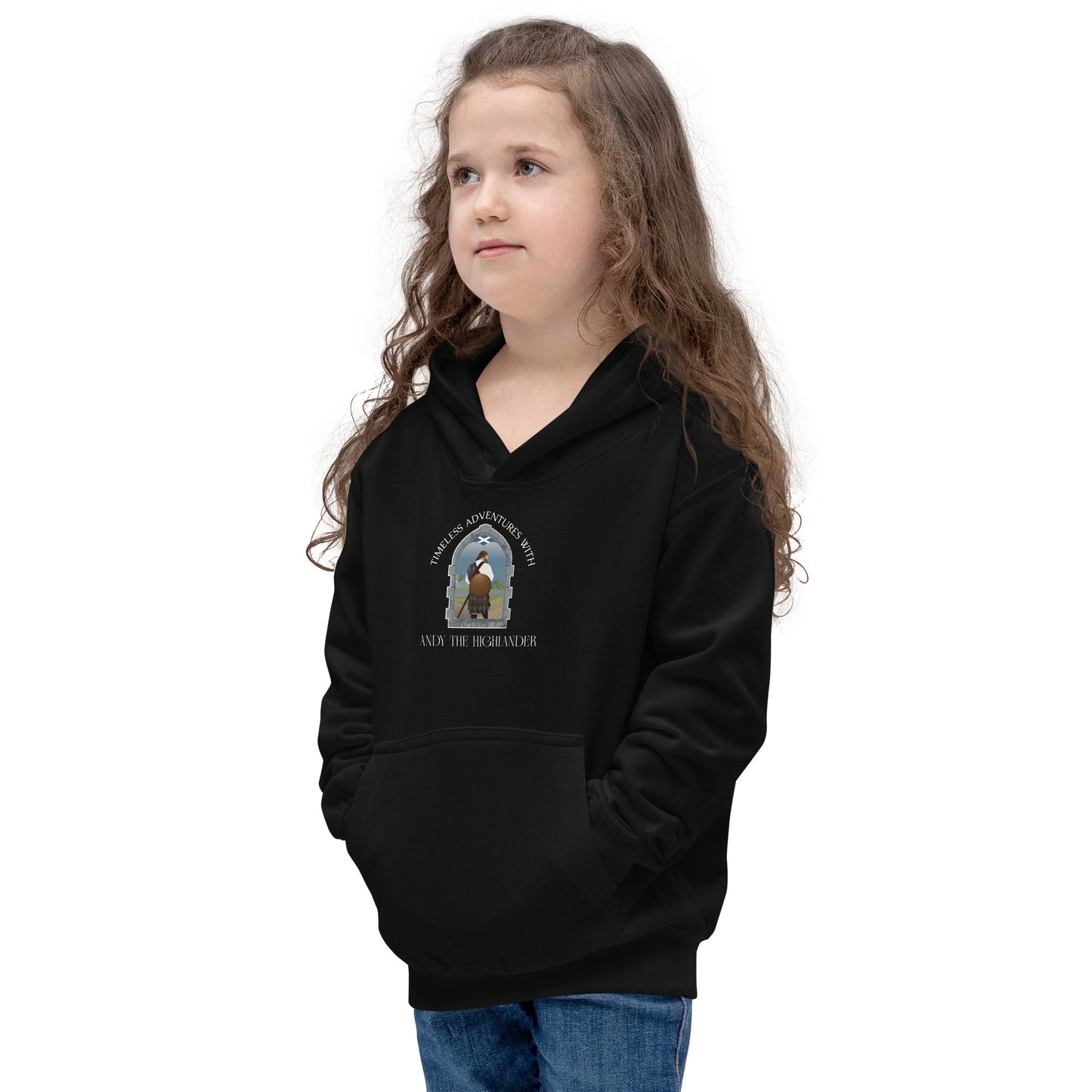 Timeless Adventures with Andy the Highlander - Kids Hoodie