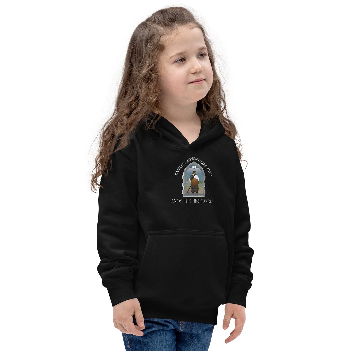 Timeless Adventures with Andy the Highlander - Kids Hoodie