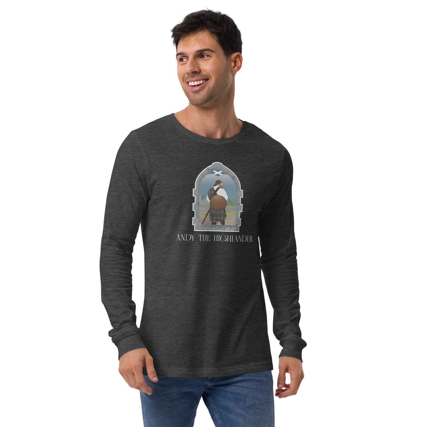 Andy the Highlander - Unisex Long Sleeve Tee