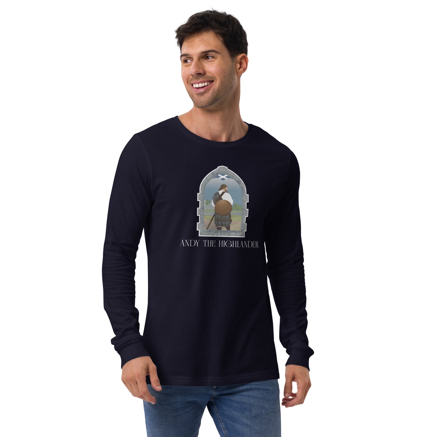 Andy the Highlander - Unisex Long Sleeve Tee