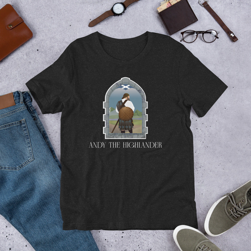 Andy the Highlander - Unisex t-shirt