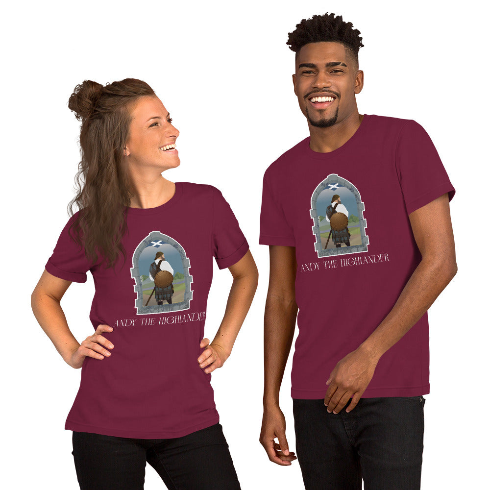 Andy the Highlander - Unisex t-shirt