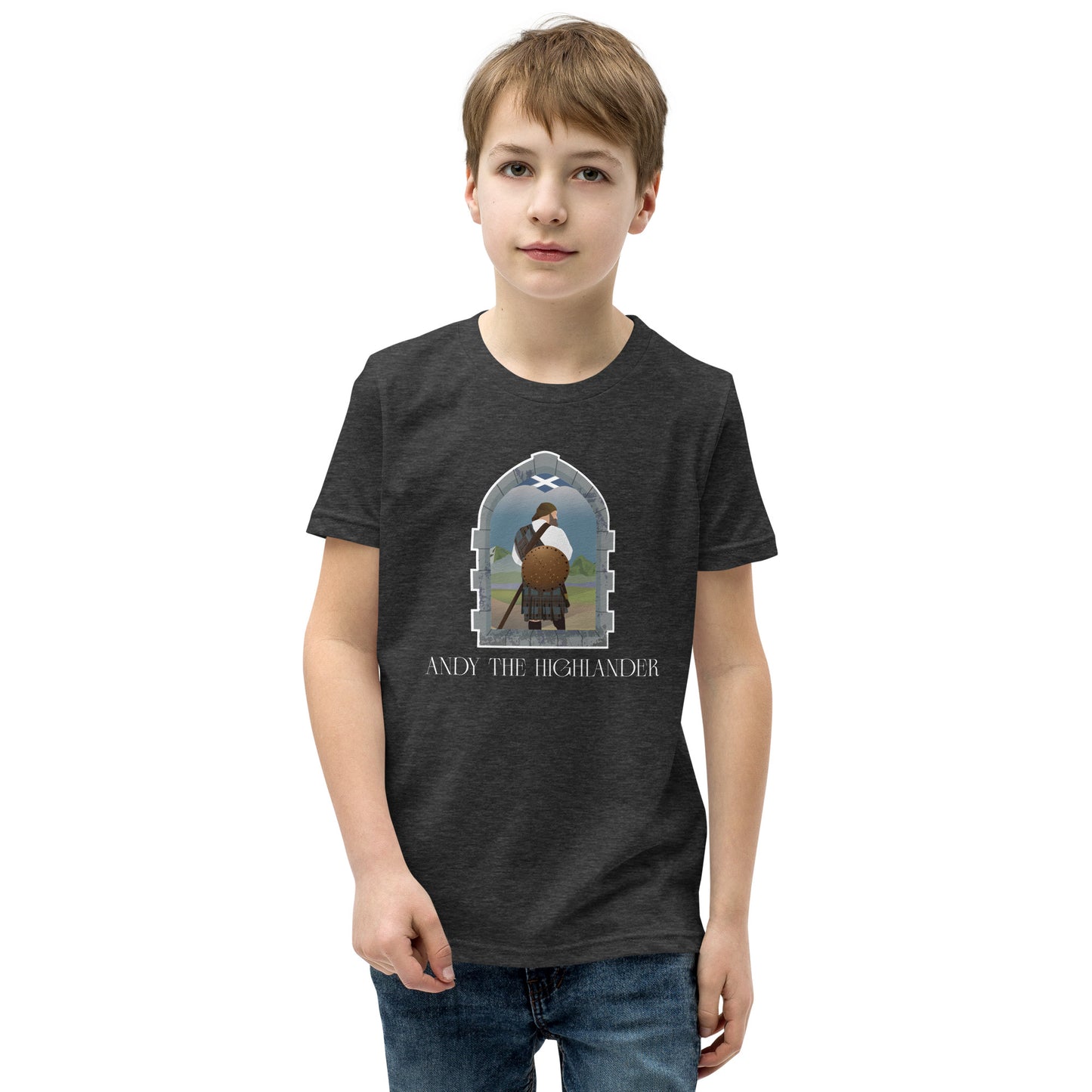 Andy the Highlander - Youth Short Sleeve T-Shirt