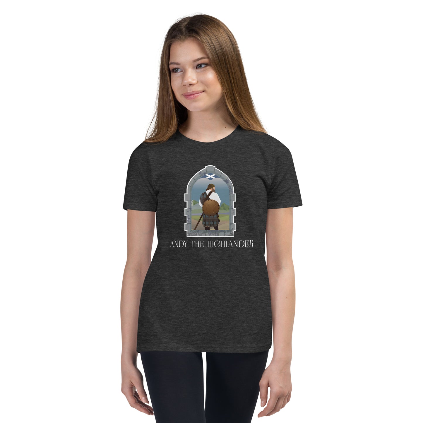 Andy the Highlander - Youth Short Sleeve T-Shirt