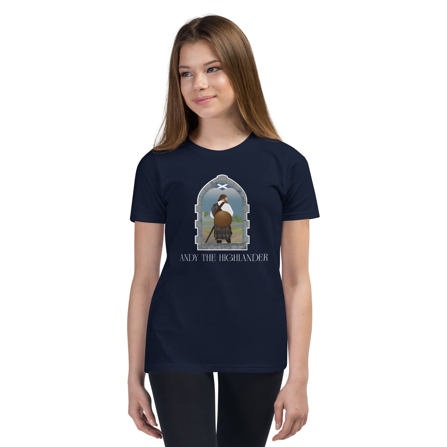 Andy the Highlander - Youth Short Sleeve T-Shirt